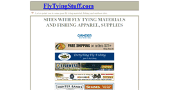 Desktop Screenshot of flytyingstuff.com